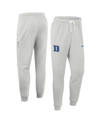 Nike Gray Duke Blue Devils 2025 Sideline Performance Taper Pants