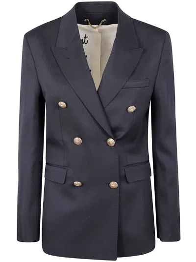 Golden Goose "golden W`s" Double Breasted Blazer Light Dry Wool Gabardine
