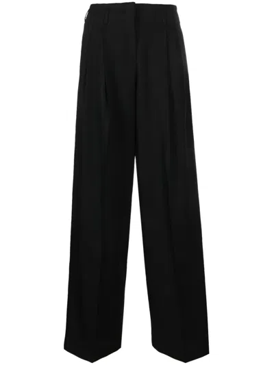 Golden Goose "golden W`s" Pant Wide Leg Light Dry Wool Gabardine