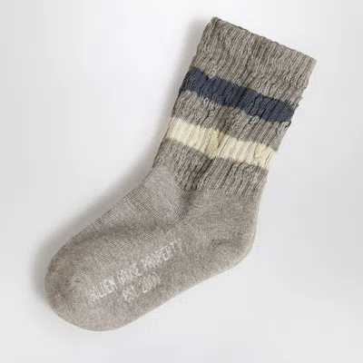 Golden Goose Grey Socks In Cotton Blend In Multi