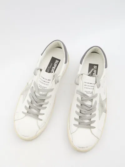 Golden Goose Multicolor Leather Super-star Classic Sneakers In White