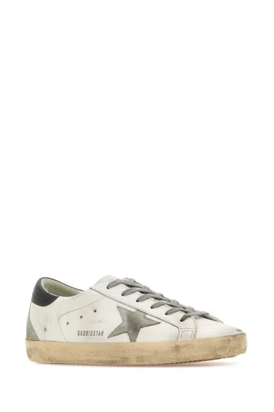 Golden Goose Deluxe Brand Women Multicolor Leather Super Star Classic Sneakers In White