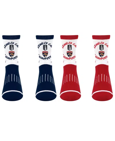 Starter Men's And Women's 2-piece Florida Panthers 2025 Stanley Cup Champions Circle Quarter-socks Set