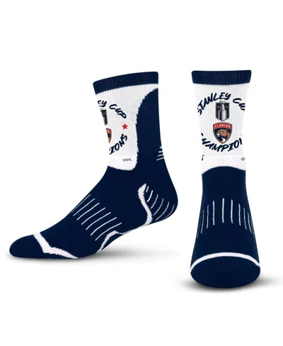 Starter Men's And Women's 2-piece Florida Panthers 2025 Stanley Cup Champions Circle Quarter-socks Set