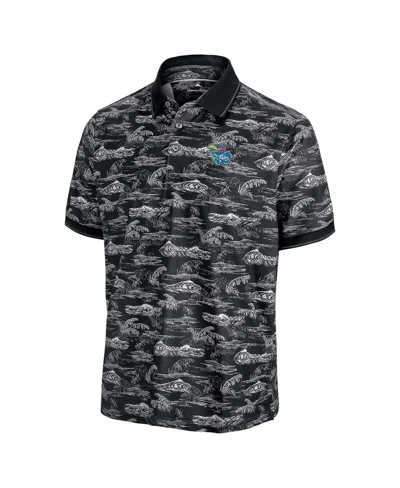 Tommy Bahama Black Texas Longhorns Sport Bay View Islandzone Polo In Black