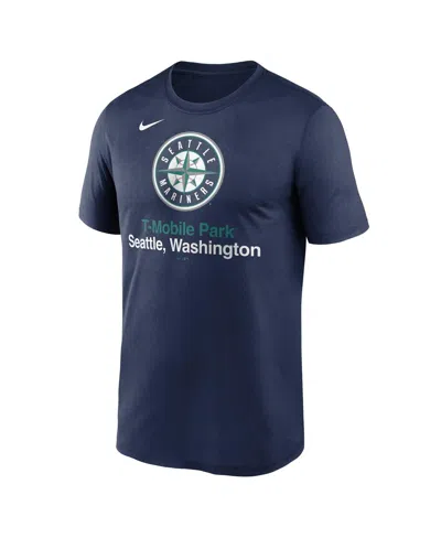 Nike Navy Seattle Mariners Stadium Legend Performance T-shirt In Blue
