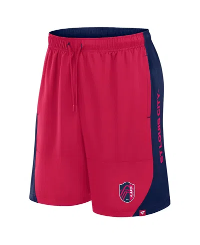 Fanatics Men's Red St. Louis City Sc Throw-in Shorts In Blue