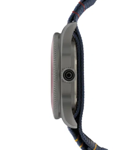 Avi-8 Men's Flyboy Airmaster Sector Meca-quartz Blue Nylon Strap Watch, 40mm