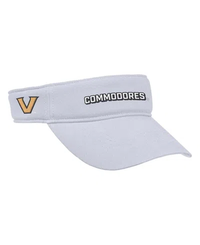 Nike Men's White Vanderbilt Commodores 2025 On-field Ace Performance Adjustable Visor Hat