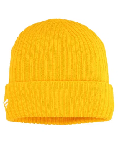 Fanatics Men's Gold Nashville Predators Logo Cuffed Knit Hat
