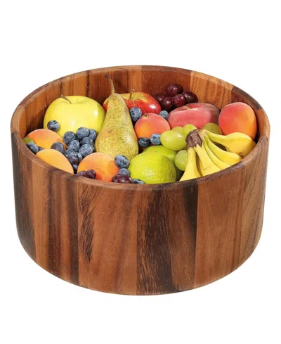 Frieling Wood Salad Bowl In Brown