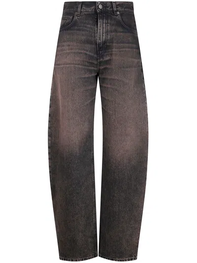 Haikure High-rise Wide-leg Jeans With Belt Loops