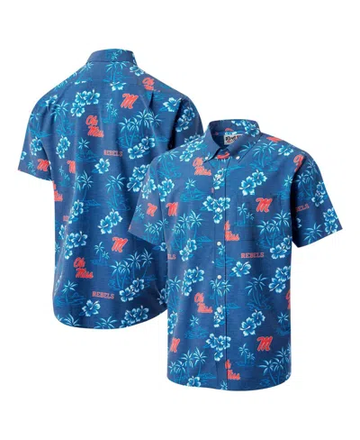 Reyn Spooner Men's Navy Ole Miss Rebels Classic Button-up Shirt In Blue