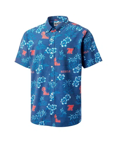 Reyn Spooner Men's Navy Ole Miss Rebels Classic Button-up Shirt In Blue