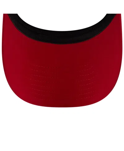 New Era Men's White/red Tampa Bay Buccaneers 2025 Nfl Training Camp Adjustable Visor Hat