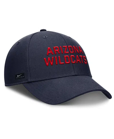 Nike Men's Navy Arizona Wildcats Rise Practice Adjustable Hat