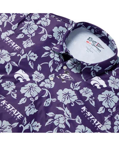 Reyn Spooner Men's Purple Kansas State Wildcats Performance Polo Shirt In Blue