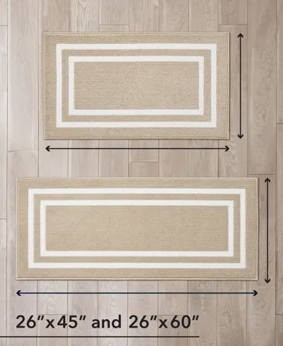 Jean Pierre New York Double Line Border Tufted 2-pc. Runner Rug Set