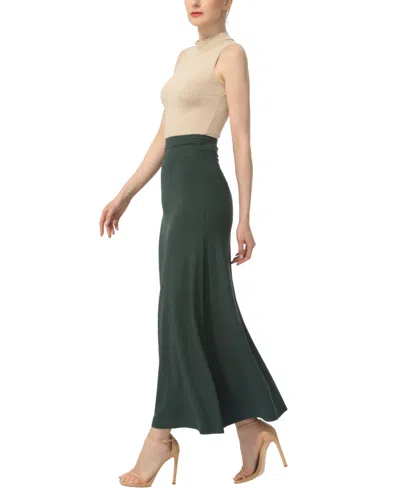 Kimi & Kai Waist Ruched Maxi Skirt