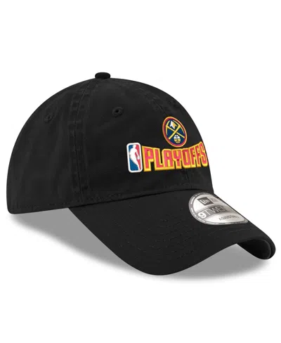 New Era Men's Black Denver Nuggets 2025 Nba Playoffs 9twenty Adjustable Hat