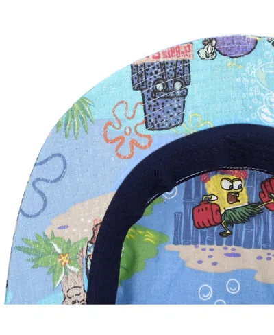 Reyn Spooner Men's And Women's Blue Spongebob Squarepants Aloha From Bikini Bottom Bucket Hat