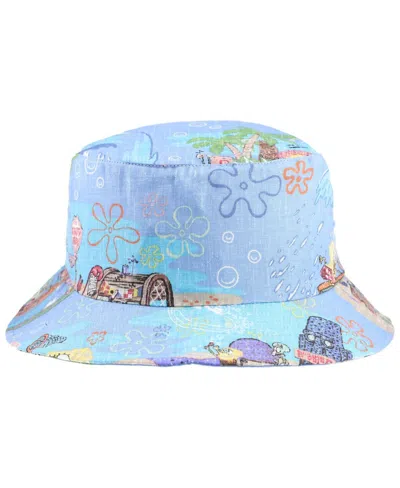 Reyn Spooner Men's And Women's Blue Spongebob Squarepants Aloha From Bikini Bottom Bucket Hat