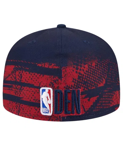 New Era Men's Navy Denver Nuggets Tip-off 59fifty Fitted Hat