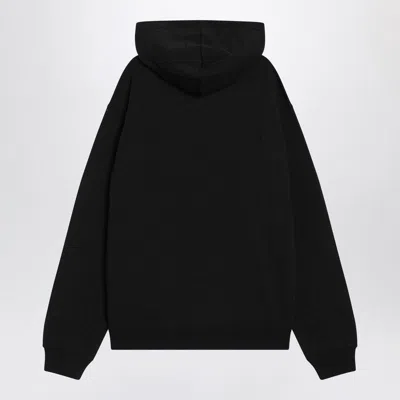 Jacquemus Gros-grain Hoodie In Black