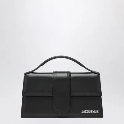 Jacquemus Rectangular Top Handle Detachable Strap Shoulder Bag In Black