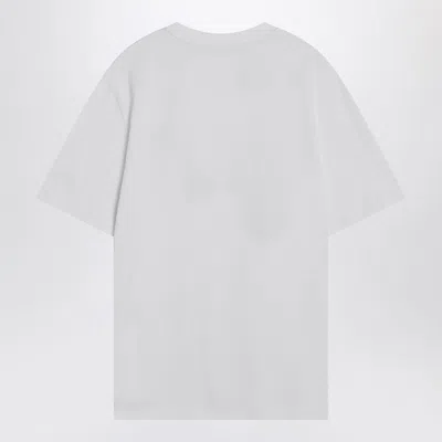 Jacquemus Gros Grain Cotton Crew-neck T-shirt In White