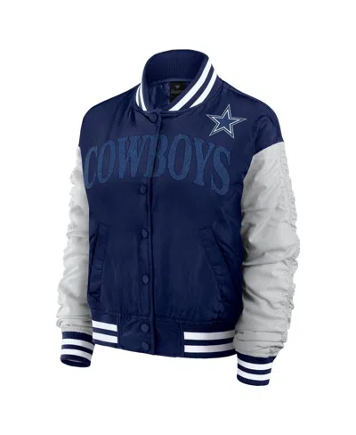 Fanatics Women's Navy Dallas Cowboys Elements Wave Full-snap Jacket In Blue