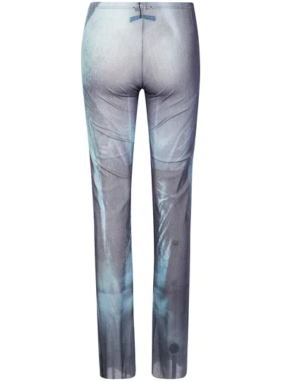 Jean Paul Gaultier Mesh Trouser Printed "water"