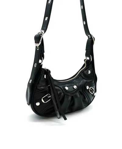 Like Dreams Soleil Studded Moon Crossbody Bag