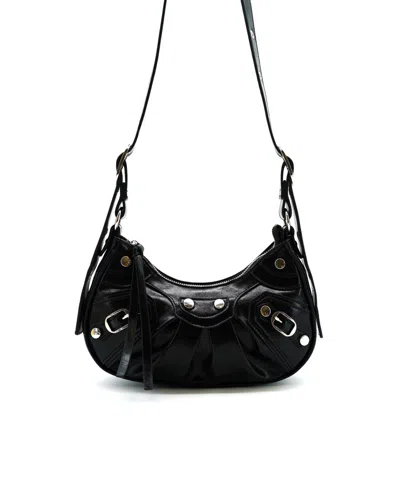 Like Dreams Soleil Studded Moon Crossbody Bag