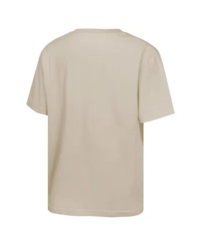 Outerstuff Big Boys And Girls Tan Michigan Wolverines News Flash T-shirt In Neutral