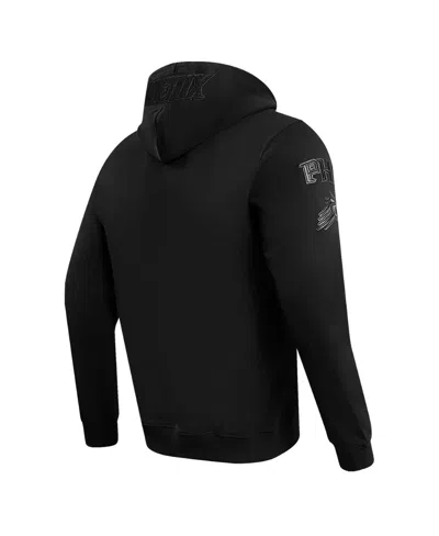 Pro Standard Men's Devin Booker Black Phoenix Suns Triple Tonal Player Pullover Hoodie In Black