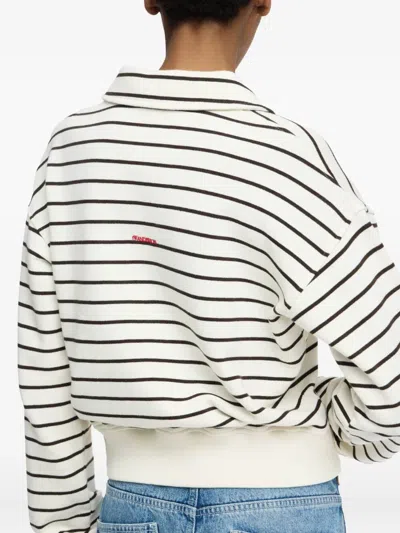 Jw Anderson Polo Sweatshirt In Neutral
