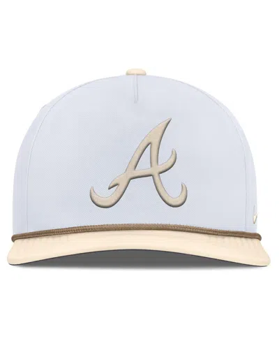 Nike Men's White/cream Atlanta Braves Pro Performance Snapback Hat