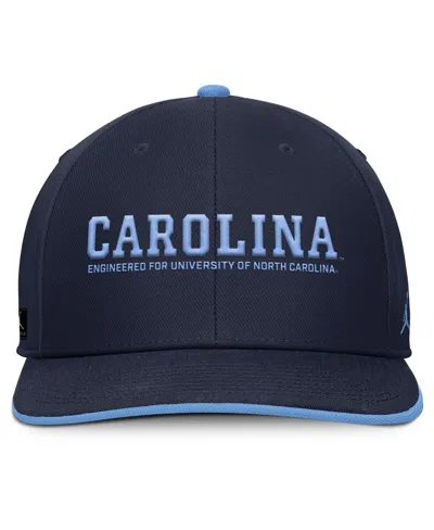Jordan Men's Navy North Carolina Tar Heels 2025 On-field Pro Performance Adjustable Hat In Blue
