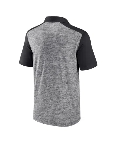 Fanatics Men's Heather Charcoal Pittsburgh Steelers Clutch Polo Shirt In Gray