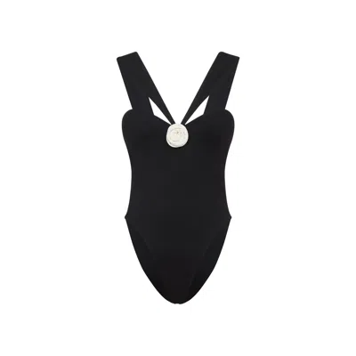 La Reveche Sahar One-piece Swimsuit In Black