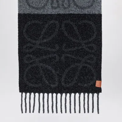 Loewe Anagram Scarf Scarves And Foulards Beige In Gray