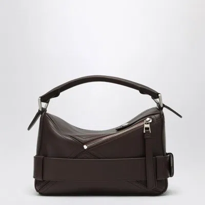 Loewe Puzzle Biker Small Bag Dark Brownie