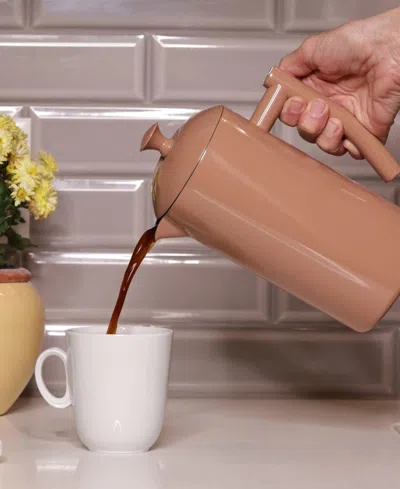 Frieling Double-walled Stainless Steel French Press Coffee Maker, 34 Fl oz In Brown