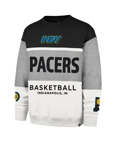 47 Brand Men's And Women's Gray Indiana Pacers 2024/25 City Edition On Five Maximalist Pullover Sweatshirt