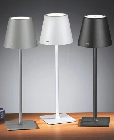 Frieling 14.96" Aluminum Sole Led Table Lamp In White