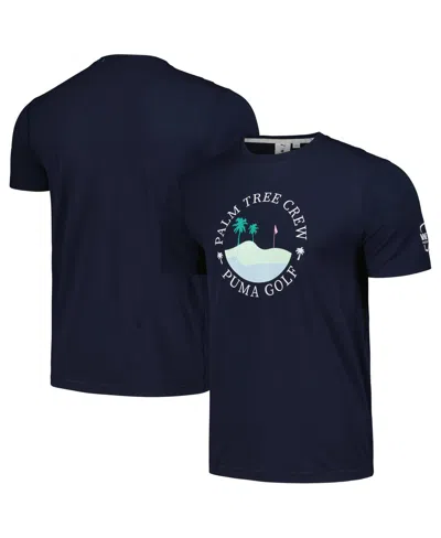 Puma Men's X Ptc Navy Wm Phoenix Open Island Cloudspun T-shirt In Blue