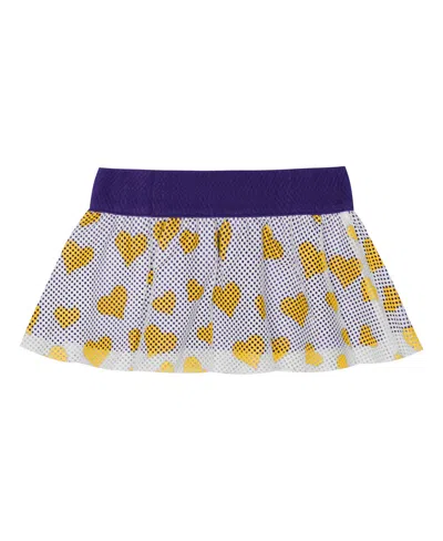 Outerstuff Baby Boys And Girls 2-piece Minnesota Vikings Love My Team Bodysuit And Skirt Set In White