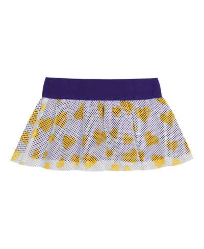 Outerstuff Baby Boys And Girls 2-piece Minnesota Vikings Love My Team Bodysuit And Skirt Set In White