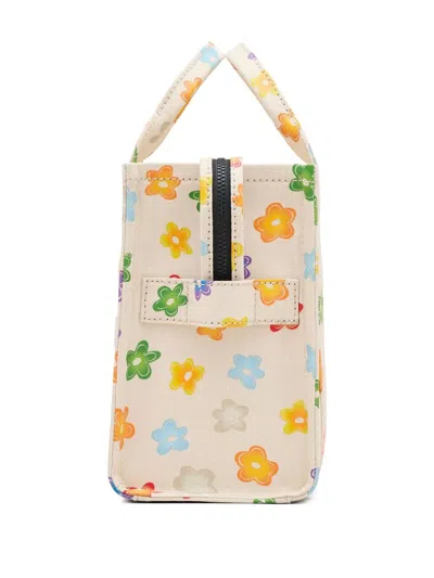 Marc Jacobs "the Mediun Tote" Wild Daisy Canvas Bag